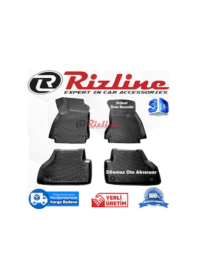 Audi A5 3D Paspas Havuzlu Siyah 2007-2015 Arası Rizline N11.28514
