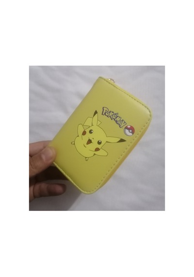 Owlbag Company Owl Bag Pikachu Desenli Tasarım Suni Deri Cüzdan Çok Renkli