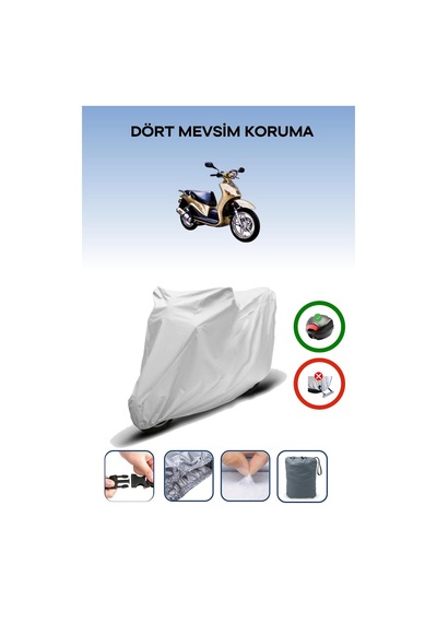 Dorado Arcon 150 Arka Çanta Uyumlu Motosiklet Branda Su Geçirmez Dayanıklı Kumaş