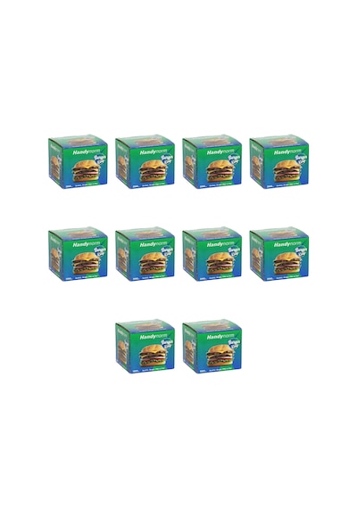 Handynorm Hamburger Burger Pide Tost Sandviç Kılıfı Poşeti 10 x 2000'li 12.5 x 12.5 CM