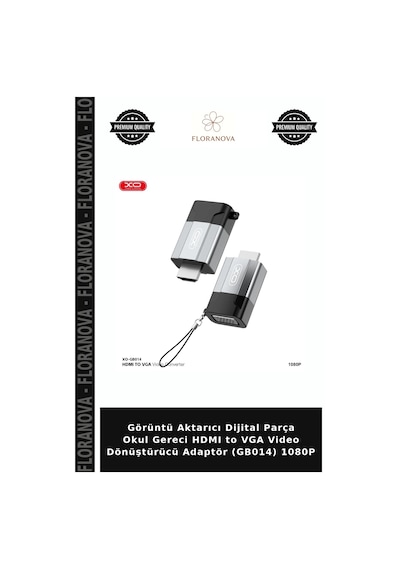 Görüntü Aktarıcı Dijital Parça Okul Gereci Hdmı To Vga Video Dönüştürücü Adaptör Gb014 1080p