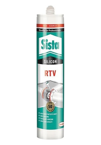 Sista Rtv Kırmızı Silikon 310 ML