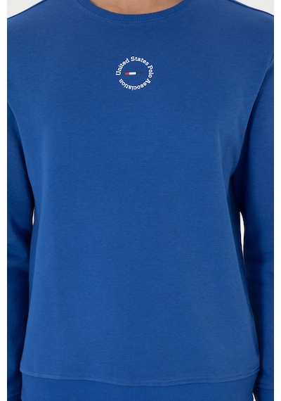 U.S. Polo Assn. Erkek Regular Fit Bisiklet Yaka Saks Sweatshirt 50293436-VR045
