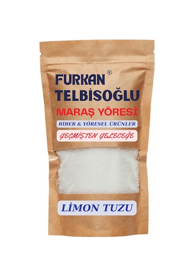 Furkan Telbisoğlu Maraş Yöresi Limon Tuzu Katkısız Yeni Mahsül 250 G Maraş Yöresi