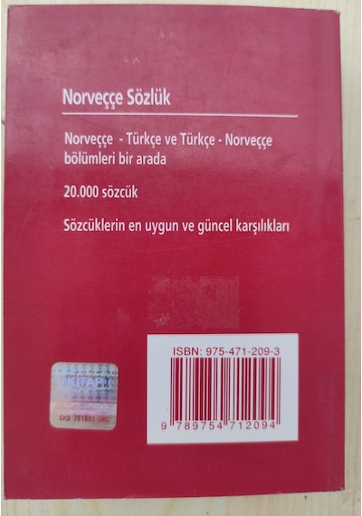 Norveççe Cep Sözlük