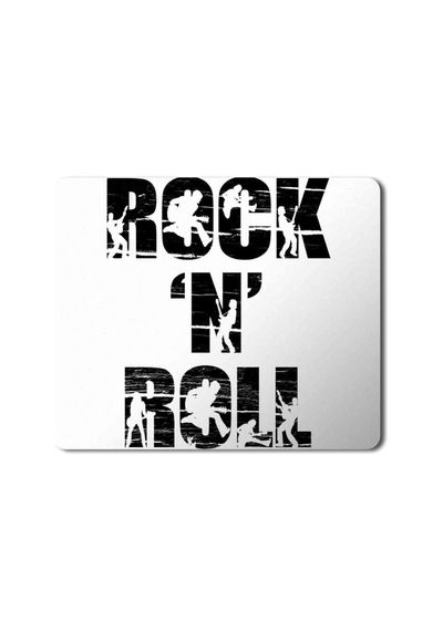 Rock N Roll Baskılı Mouse Pad Mousepad.jpg