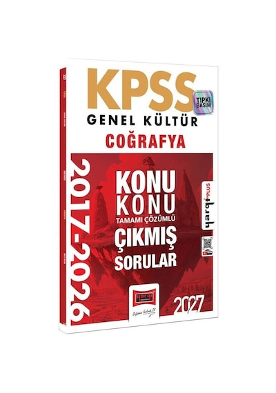 Yargı 2027 Kpss Coğrafya Çıkmış Sorular 2017-2026 Konularına Göre Çözümlü