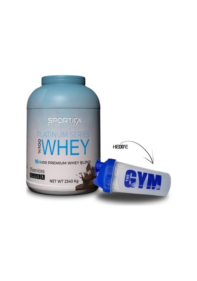 Sportica Nutrition Sportıca Nutrition Whey Protein Platinium Series 2340 G Çilek Aromalı + Shaker
