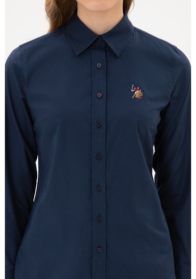 U.s. Polo Assn. Kadın Lacivert Gömlek Basic 50308038-vr033 Lacivert