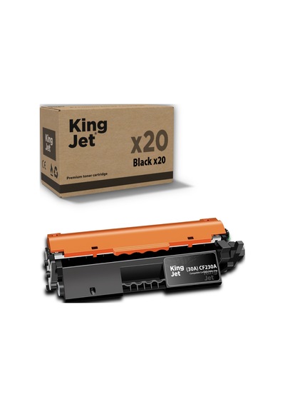 Kingjet Hp Uyumlu 30a Cf230a Standart Kapasiteli 20'li Paket Çipli  Uyumlu Toneri M203dw