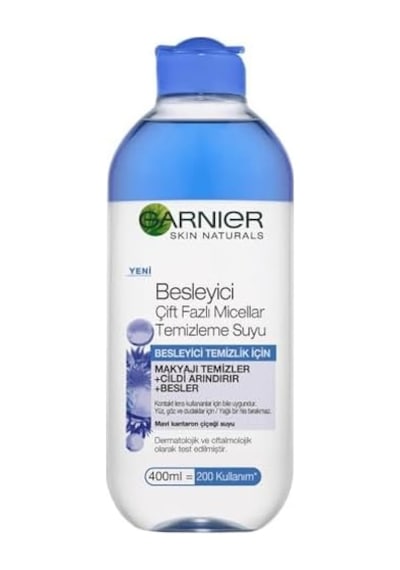 Skin Naturals Besleyici Çift Fazlı Micellar Temizleme Suyu 400 Ml