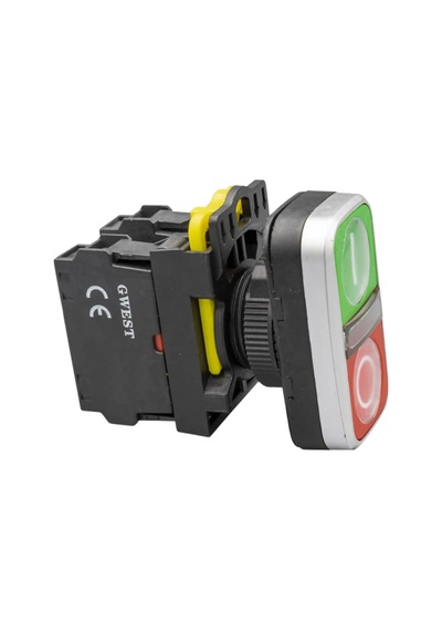 Gwest A5 - 11rd-110 İkiz Buton 1no+1nc Kırmızı - Yeşil 10 Adet