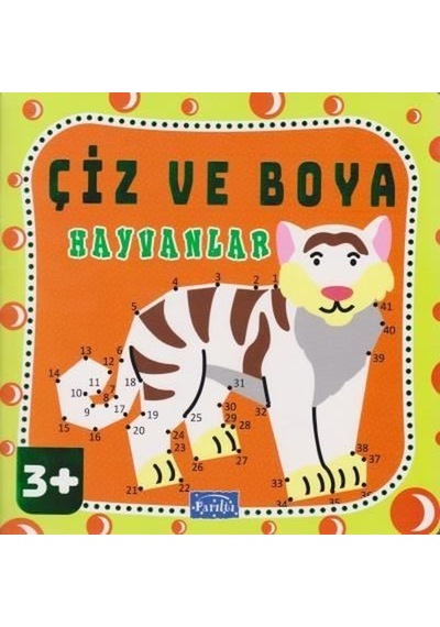 Çiz ve Boya - Hayvanlar- Parıltı Yayınları