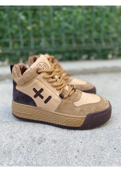 Guja 23k359-7 Kadın Sneakers Günlük Giyim Camel