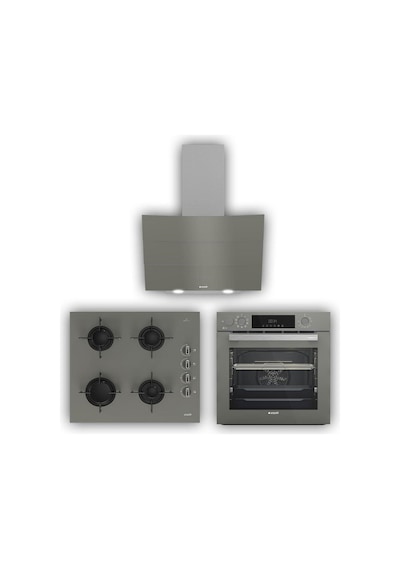 Arçelik AFC 361 G - OCD T 601 EG - 14 YEG Gri Ankastre Set