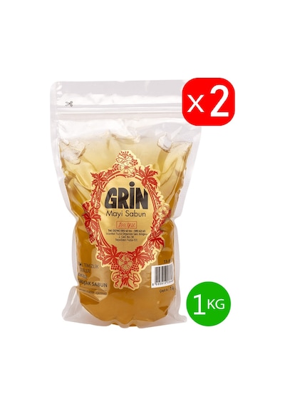 Parlatıcı Jel Arap Sabunu, 2 adet 1 KG Ayçiçek Yağlı Macun Formunda Sabun (Toplam 2 KG)
