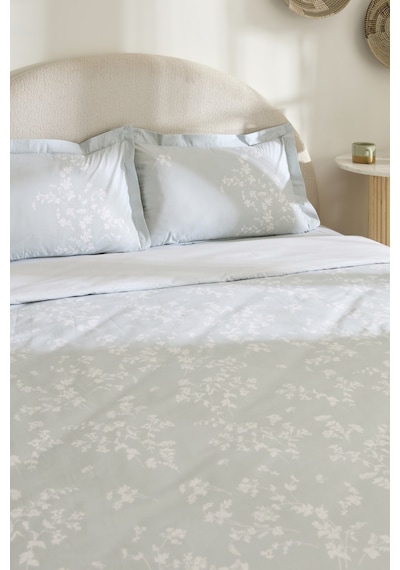 Kaşmir Home Fancy %100 Pamuk Tek Kişilik Nevresim Takımı Mint Mint