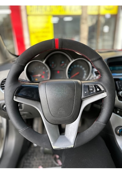 Chevrolet Cruze Araca Özel Direksiyon Kılıfı Siyah