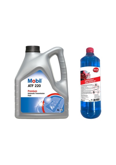 Mobil Atf 220 Otomatik Şanzıman Yağı 4 L + Antifrizli Cam Suyu 1 L