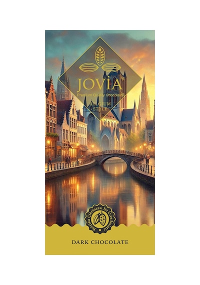 Jovia Belgium Style Bitter Sade Çikolata 80 G - 5 Adet Tarı