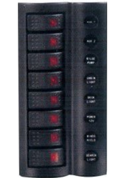 Switch Panel 8 Li Çift Led Tekne Ve Yat