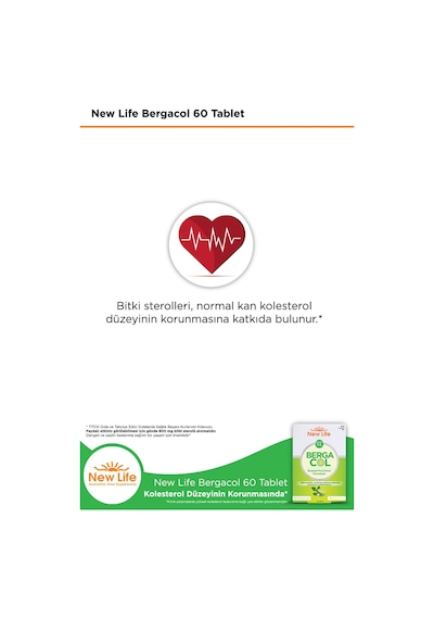 New Life Bergacol 60 Tablet 2 Adet