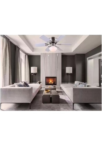 Vanti KCF 278 6 Kanatlı 30" Aydınlatmalı Nikel Tavan Vantilatörü