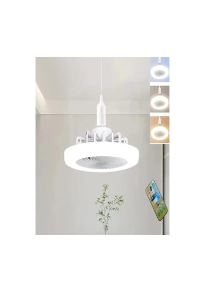 Cata Ct-1153 Fanlı 42w 3 Renk Dim Edilebilir Kumandalı Poyraz Led Ampul E27 Duy