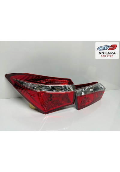 Toyota Corolla 2013 - 2015 Stop Lambası Sol İç Ve Dış Takım 2 Stop