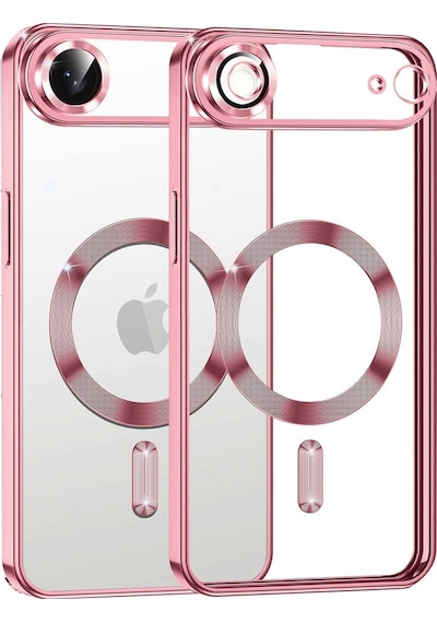 Apple Uyumlu iPhone 17 Air Kross Magneticsafe Kapak Gül