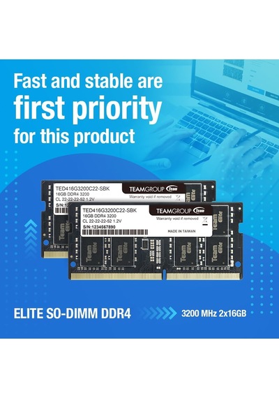 Ram Elite 8gb Ddr4 3200 Udımm Cl 22