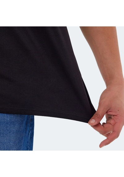 Slazenger KARNEN IN Oversize Erkek Tişört Siyah