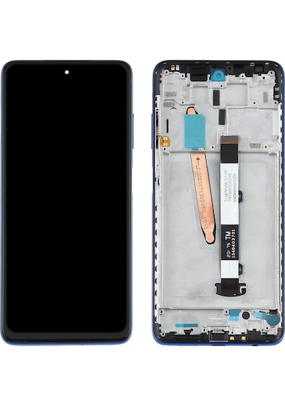 Poco X3 Lcd Ekran Dokunmatik Full Çıtalı Mavi