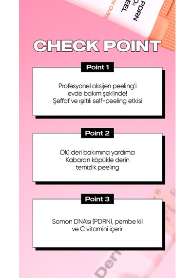 Pdrn Somon Dna Yenileyici Köpüren Maske Peeling Pdrn O2 Peel X4 Adet