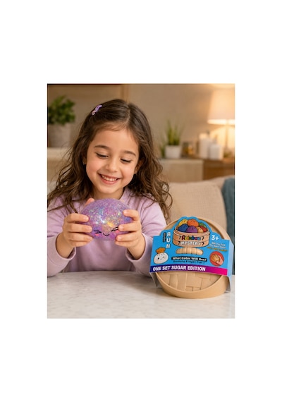 Sukuşi Jel Boncuklu Simli Gizemli Çin Mantısı Squishy Yumuşak Sıkılabilir Stres Oyuncağı