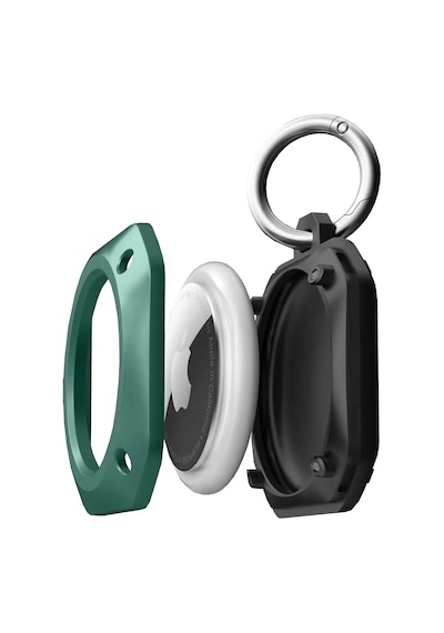 Buff Tagsafe Proshield Taşınabilir Anahtarlık Apple Uyumlu AirTag Kılıf Green
