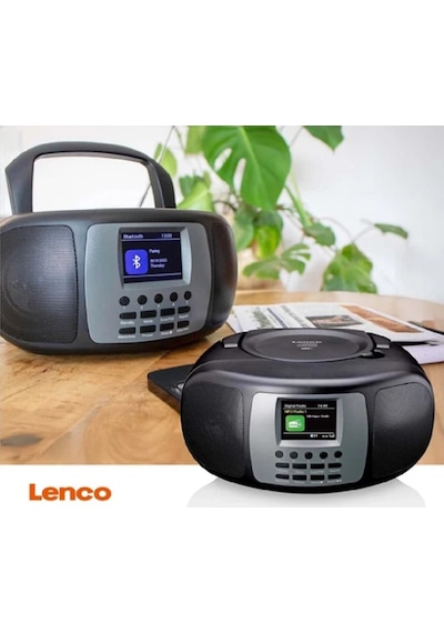 Lenco Scd-860bk - Taşınabilir Dab+/fm Radyo, Bluetooth , Cd Çalar Ve Geniş Lcd Renkli Ekran - Siyah