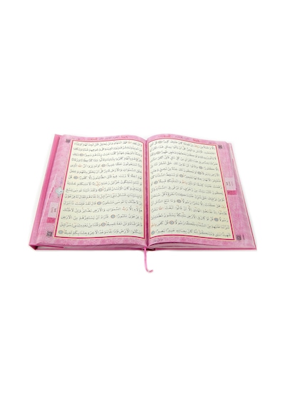 Kuranı Kerim - Sade Arapça - Cami Boy - Sesli - Pembe Renk - Bilg