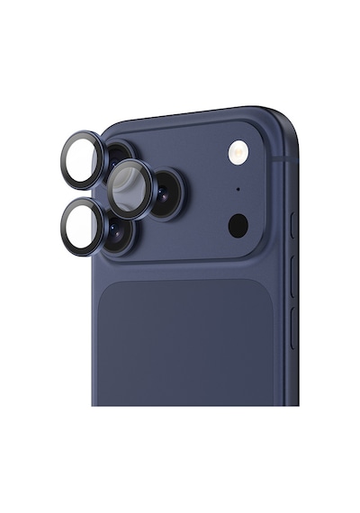 Apple Uyumlu iPhone 17 Pro Dr Safir Kamera Lens Koruyucu Mavi