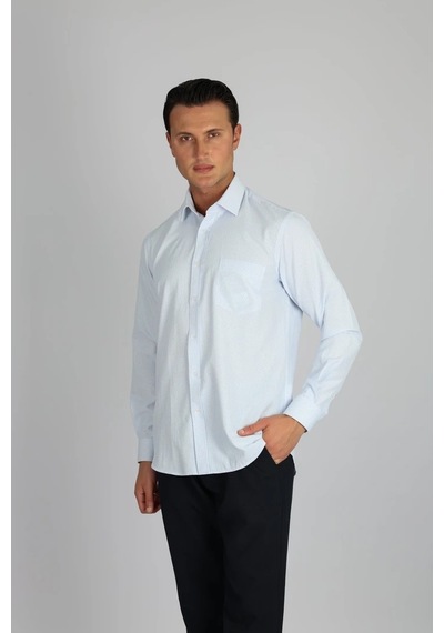 Lorenzo Mazzoli Lm1486 R 555 Mavi Erkek Gömlek Mavi Lorenzo Mazzoli Lm1486 R 555 Mavi Erkek Gömlek Mavi