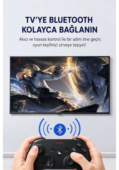 Usb Bluetooth 5.1 Adaptör Dongle, Pc Laptop Masaüstü Bilgisayar İçin Kablosuz Alıcı, Kulaklık Hoparlör Mouse Klavye Oyun Kolu Uyumlu, Sürücüsüz Tak Çalıştır D905