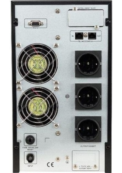 Makelsan Powerpack SE Serisi 2 KVA 4 x 9 AH Online UPS Güç Kaynağı Siyah