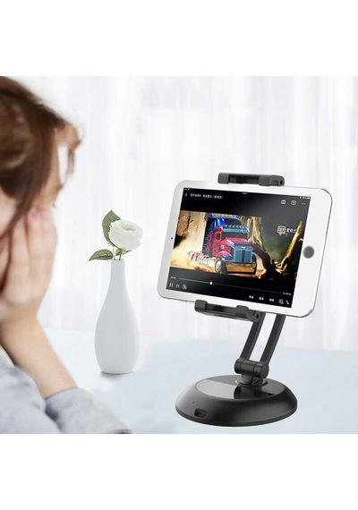 Masaüstü Telefon & Tablet Tutucu Standı 5-12.9 İnç Uyumlu, Abs+pc Malzeme, Katlanır Ve Taşınabilir