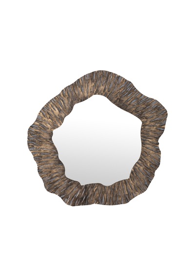 Mudo Home Toledo Duvar Aynası 80x76cm Kahverengi