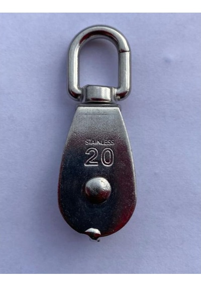 Paslanmaz Krom Tekli̇ Makara 20mm