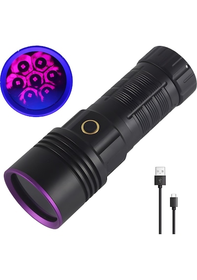 90w 365nm Profesyonel Ultra Güçlü Mor Uv Işık Para Kontrol Fen...