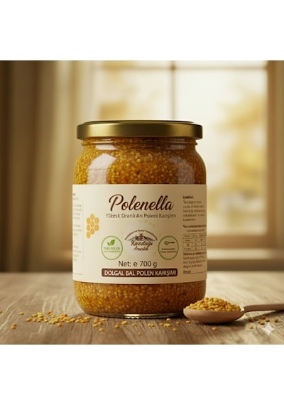 Polenella 700g %100 Doğal Çam Balı, Polen Karışımı