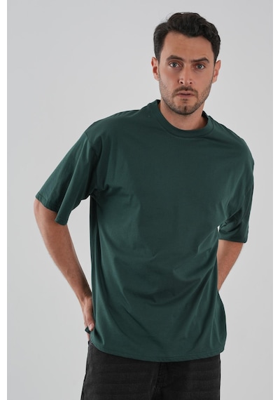 Alexander Gardi Alexandergardı Basic Oversize T-shirt Yeşil