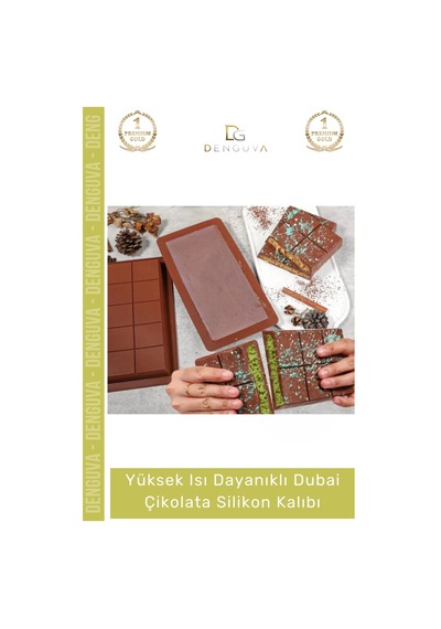 Çikolatakalıbı Esnek Kaliteli Profesyonel Mutfak Tasarım Isı Dayanıklı Dubai Çikolata Silikon Kalıb Çok Renkli 13123965