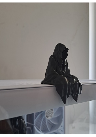 3d Masa - Kitaplık - Gamer Dekorasyonu Ghost Azrail Kitaplık Figür/biblo